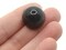 4 19mm Vintage Black Plastic Shank Buttons Sewing Notions